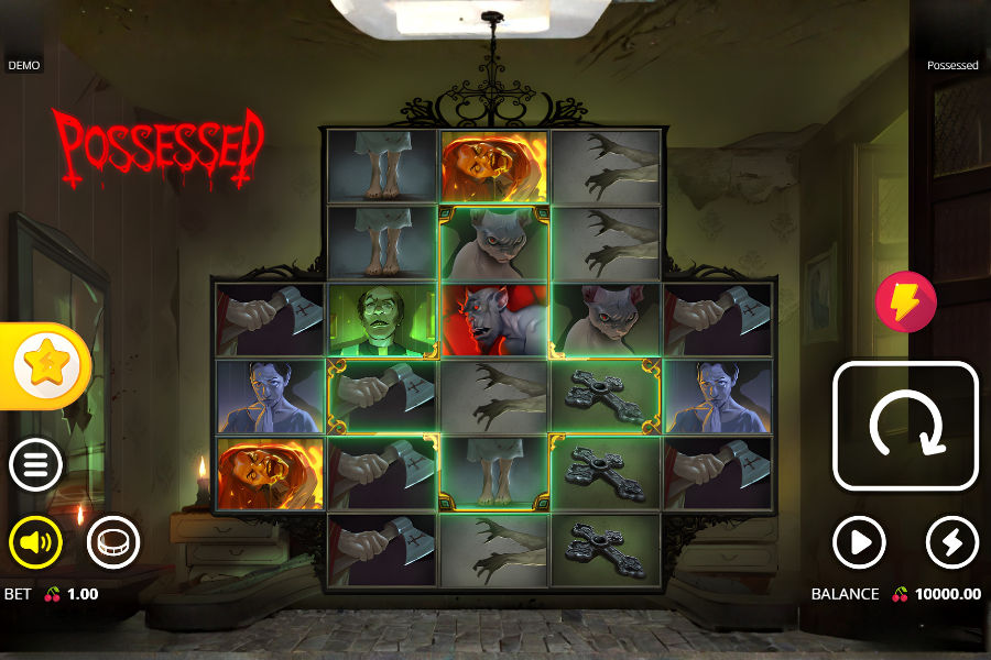 demo play of the possessed slot